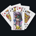 Hologram of Her Love Playing Cards<br><div class="desc">Hologram of Her Love.  2025,  Ken Gauge.  Digital art: pop surrealism.</div>