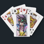 Hologram of Her Love Playing Cards<br><div class="desc">Hologram of Her Love.  2025,  Ken Gauge.  Digital art: pop surrealism.</div>