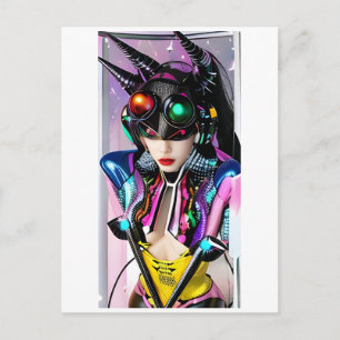 Hologram of Her Love Postcard