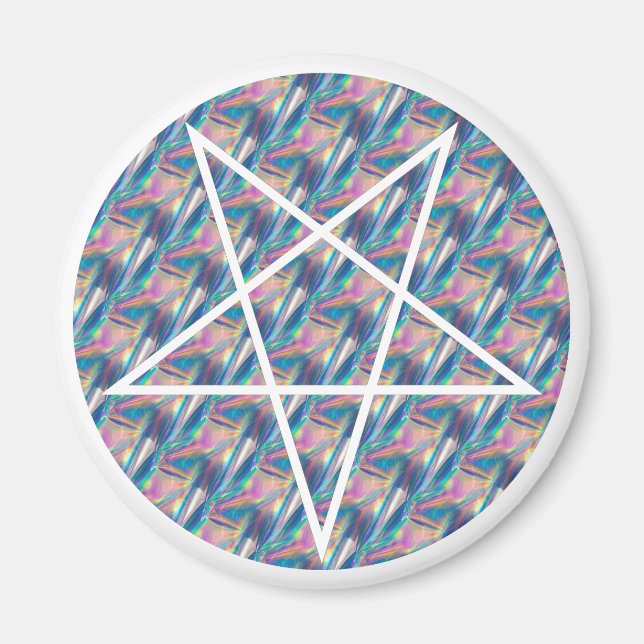 hologram pentagram magnet (Front)