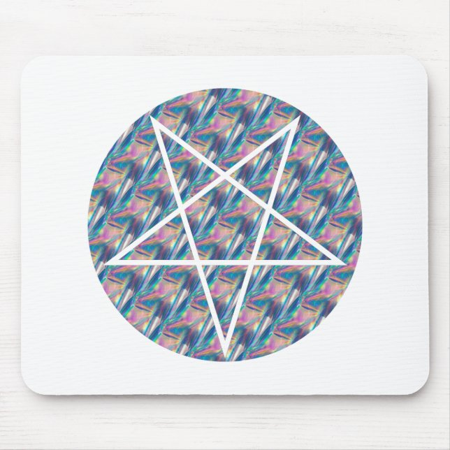 hologram pentagram mouse mat (Front)