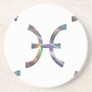 hologram Pisces Coaster