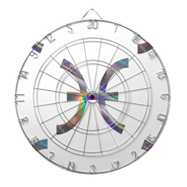 hologram Pisces Dartboard (Front)