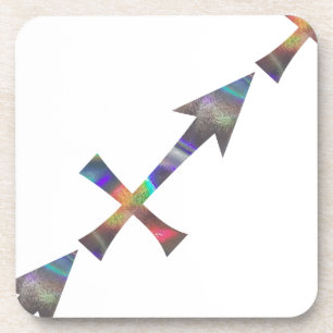 hologram Sagittarius Coaster