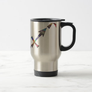 hologram Sagittarius Travel Mug
