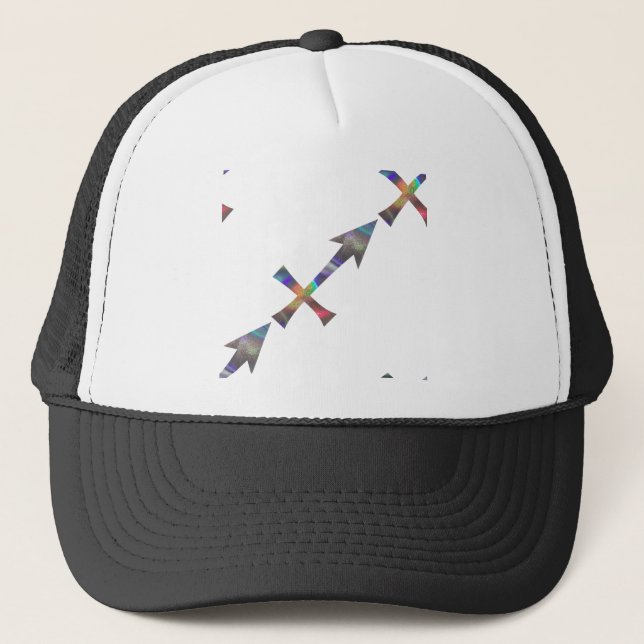 hologram Sagittarius Trucker Hat (Front)