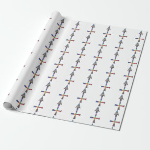 hologram Sagittarius Wrapping Paper