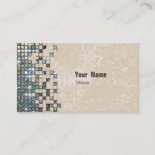 Hologram Sequin Business Card