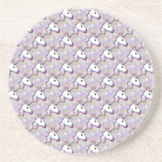 hologram unicorn emoji coaster