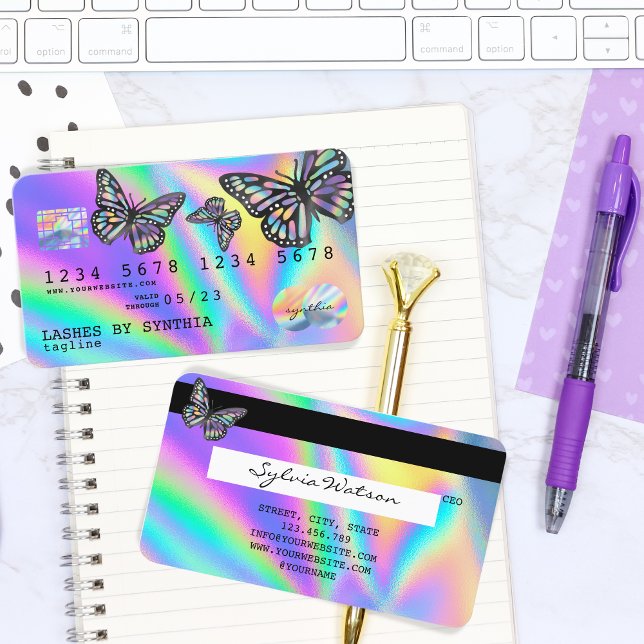 Holograph  Modern Credit Card  Monarch Butterfly (Creator Uploaded)