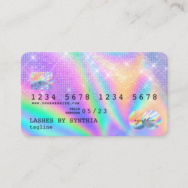 Holograph  Modern Credit Card Style (Front)