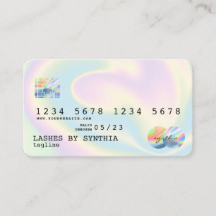 Holograph Modern Credit Card Style