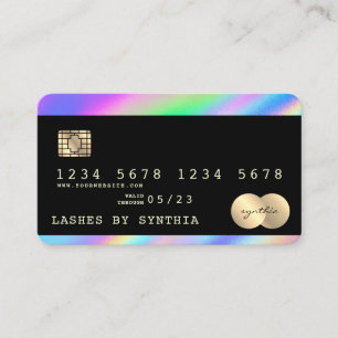 Holograph  Modern Credit Card Style