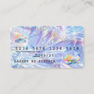Holograph Modern Credit Card Style