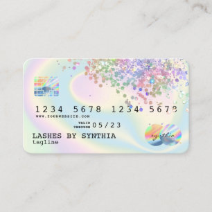 Holograph Modern Credit Card Style