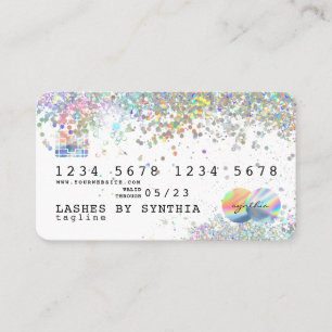 Holograph Unicorn Credit Card