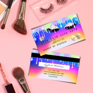 Holograph Unicorn Modern Credit Card Lashes