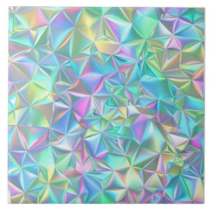 Holographic Abstract Pattern Tile