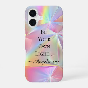 Holographic Aesthetic iPhone 16 Case