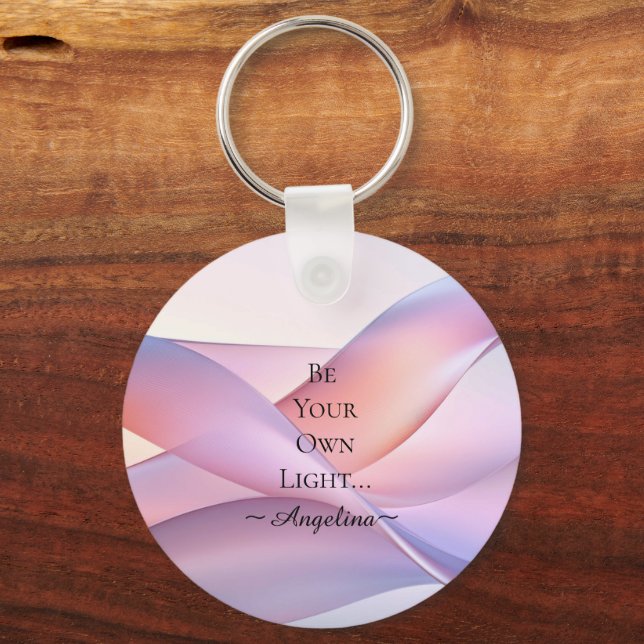 Holographic Aesthetic Key Ring (Front)