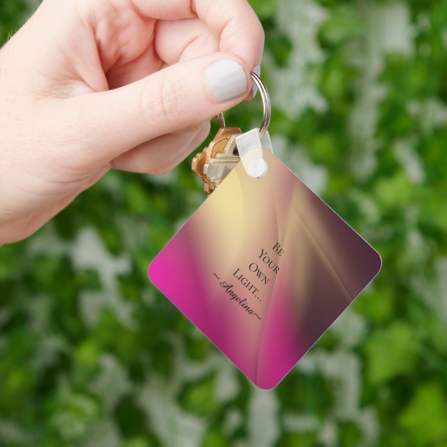 Holographic Aesthetic Key Ring (Hand)