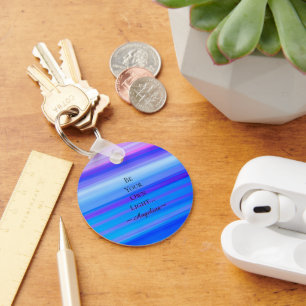 Holographic Aesthetic Key Ring