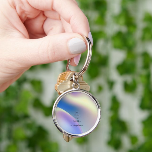 Holographic Aesthetic Key Ring (Hand)