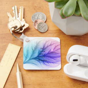Holographic Aesthetic Key Ring