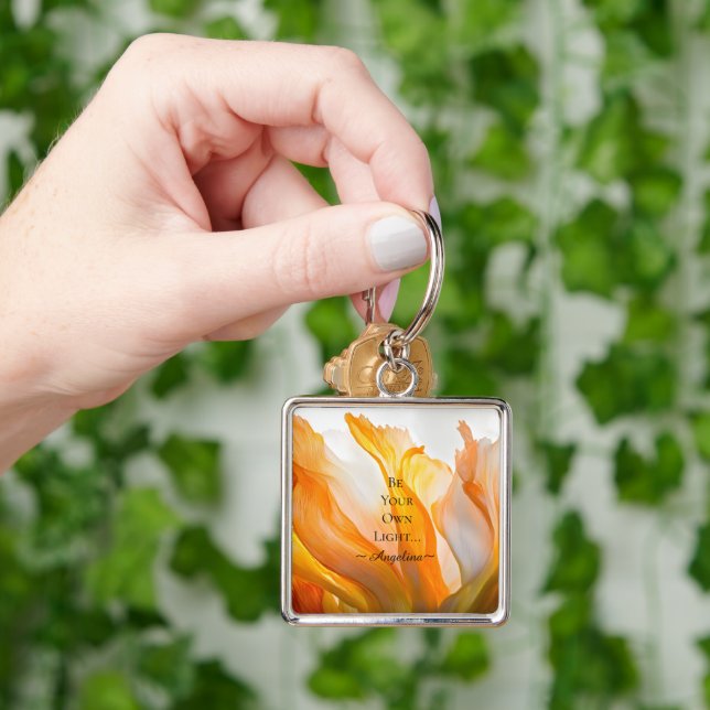 Holographic Aesthetic Key Ring (Hand)
