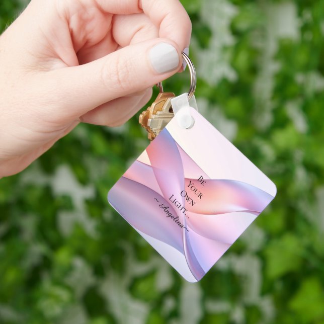 Holographic Aesthetic Key Ring (Hand)