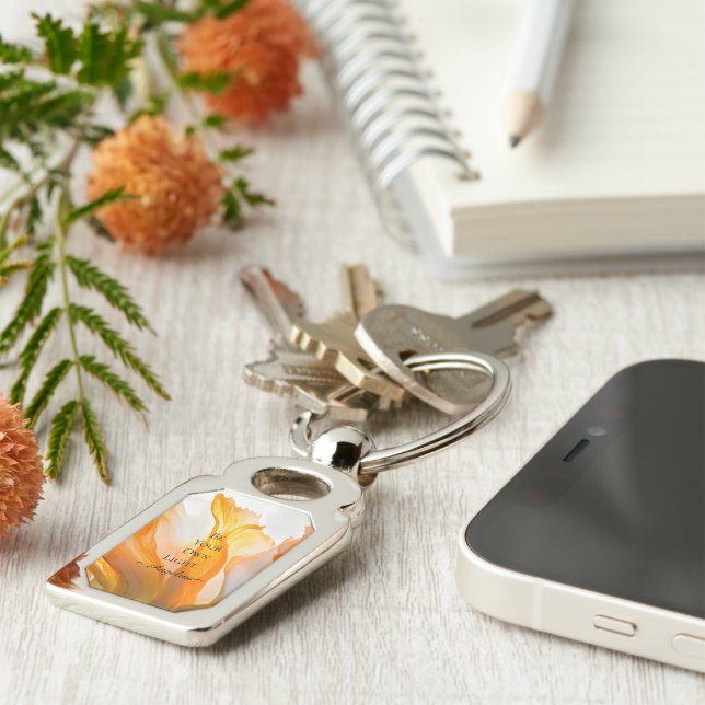 Holographic Aesthetic Key Ring (Side)