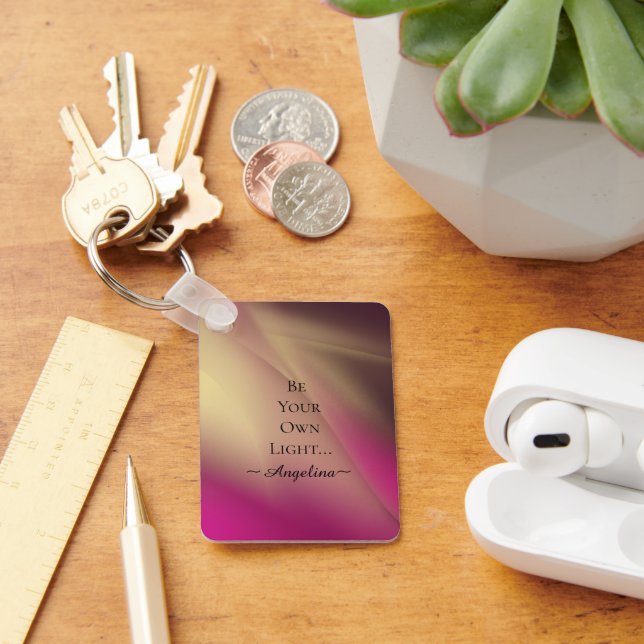 Holographic Aesthetic Key Ring (Desk)