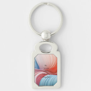 Holographic Aesthetic Key Ring