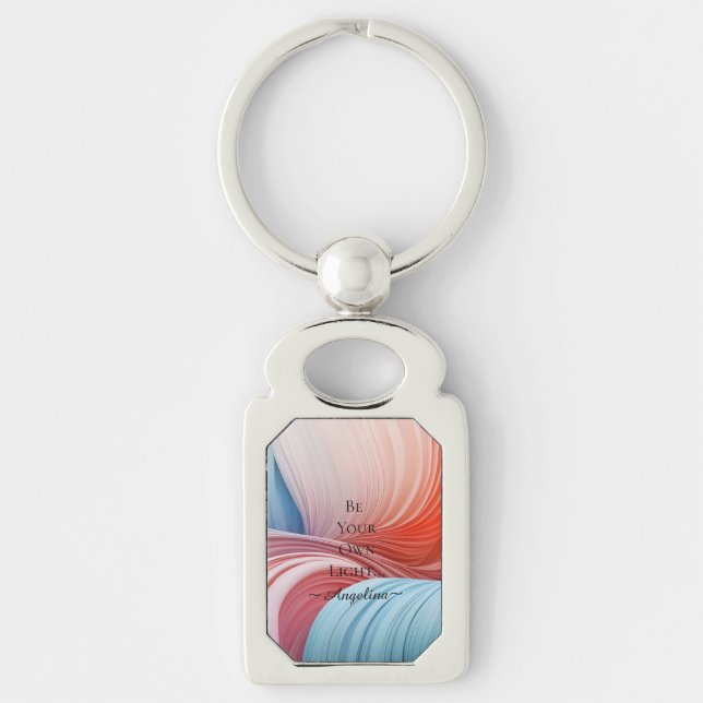 Holographic Aesthetic Key Ring (Front)