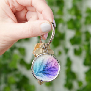 Holographic Aesthetic Key Ring
