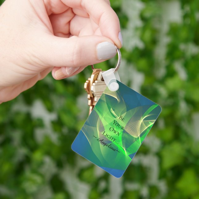 Holographic Aesthetic Key Ring (Hand)