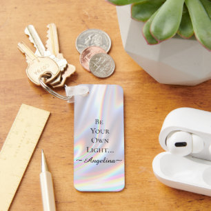 Holographic Aesthetic Key Ring