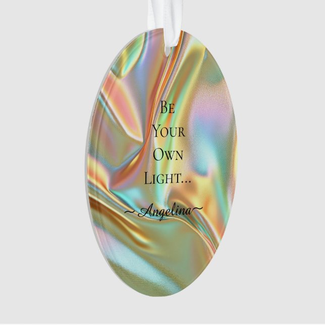 Holographic Aesthetic Ornament (Front)