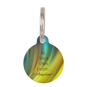 Holographic Aesthetic Pet Tag