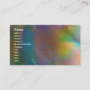 Holographic Background Business Card