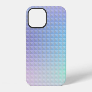 Holographic background. Hologram glitch. Multicolo iPhone 12 Case