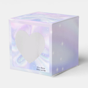 Holographic Background Hologram Neon Overlay  Favour Box