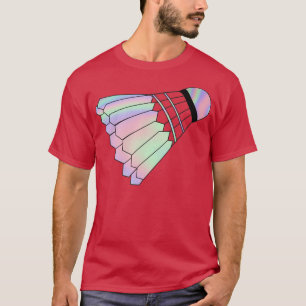holographic badminton shuttlecock T T-Shirt