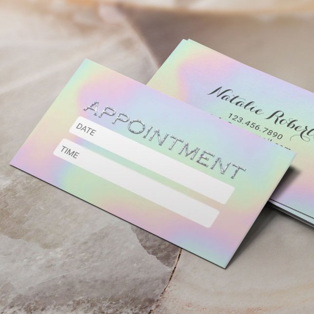 Holographic Beauty Salon Spa Appointment Reminder (Creator Uploaded)