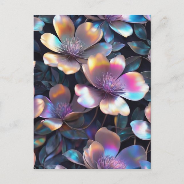 Holographic Blossom Postcard (Front)