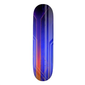 Holographic Blue Specter Sci-Fi Panel
