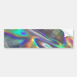 holographic bumper sticker