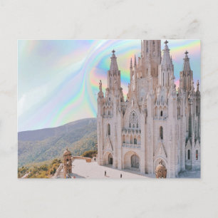 Holographic cathedral postcard