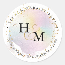 Holographic Colours Gold Script Ampersand