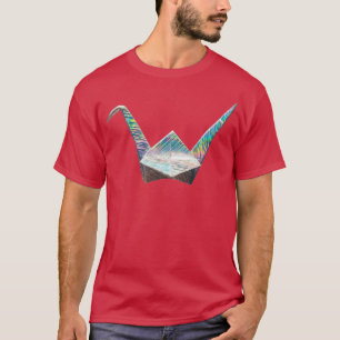 Holographic Crane Holo Paper T-Shirt